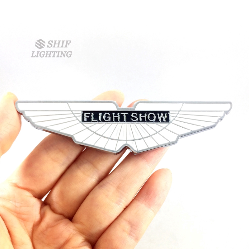 Miếng dán trang trí logo ASTON MARTIN WING FLIGHT SHOW độc đáo dành cho xe hơi