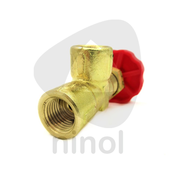 Van vặn khóa gas đồng ren 13mm