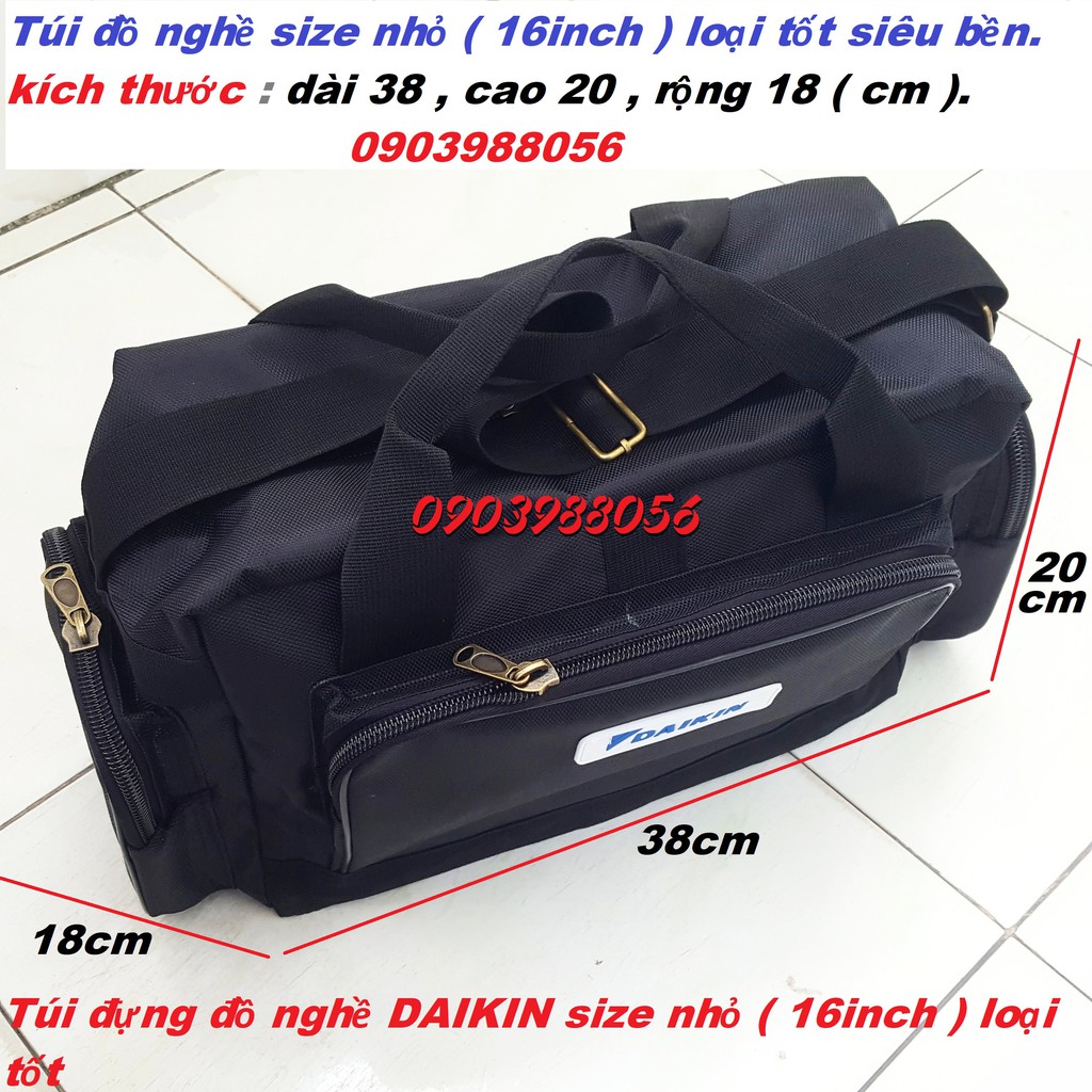 Túi đựng dụng cụ sữa chữa đồ nghề DAIKIN,PNASONIC ( 16inch ) loại tốt siêu dày
