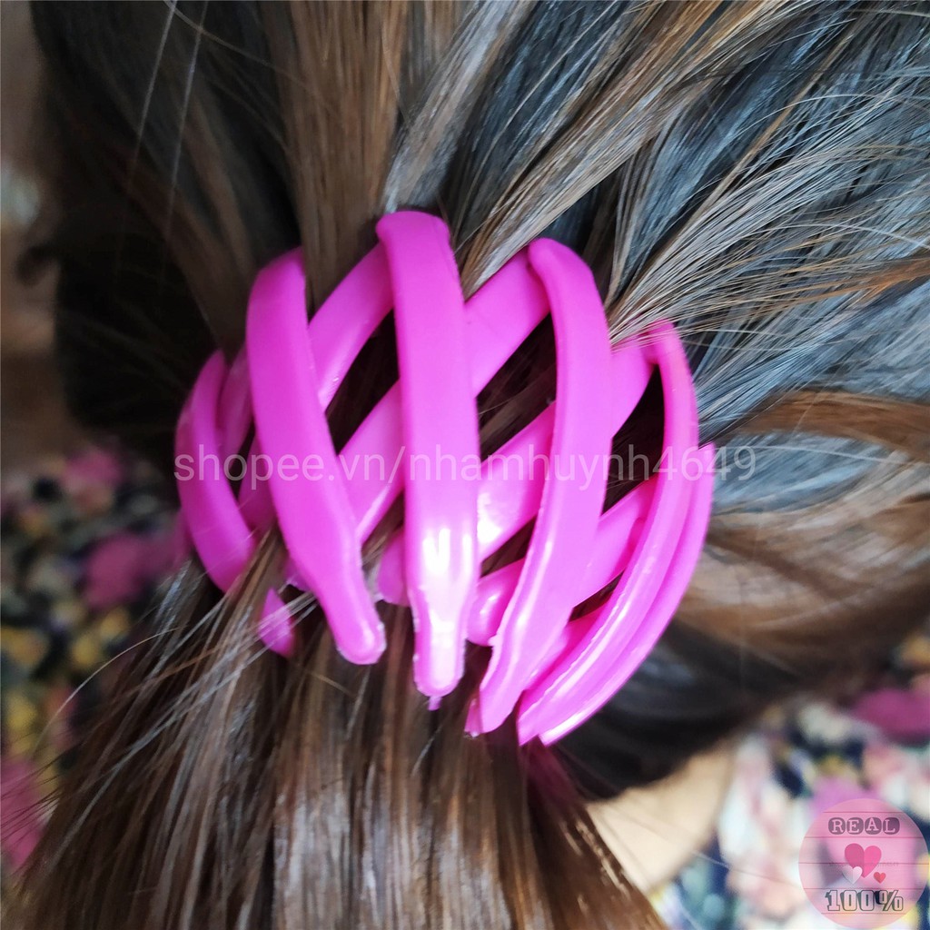 Sỉ 1 lố 12 chiếc kẹp chụp tóc nhiều màu | Đính hạt | Hình thật 100%