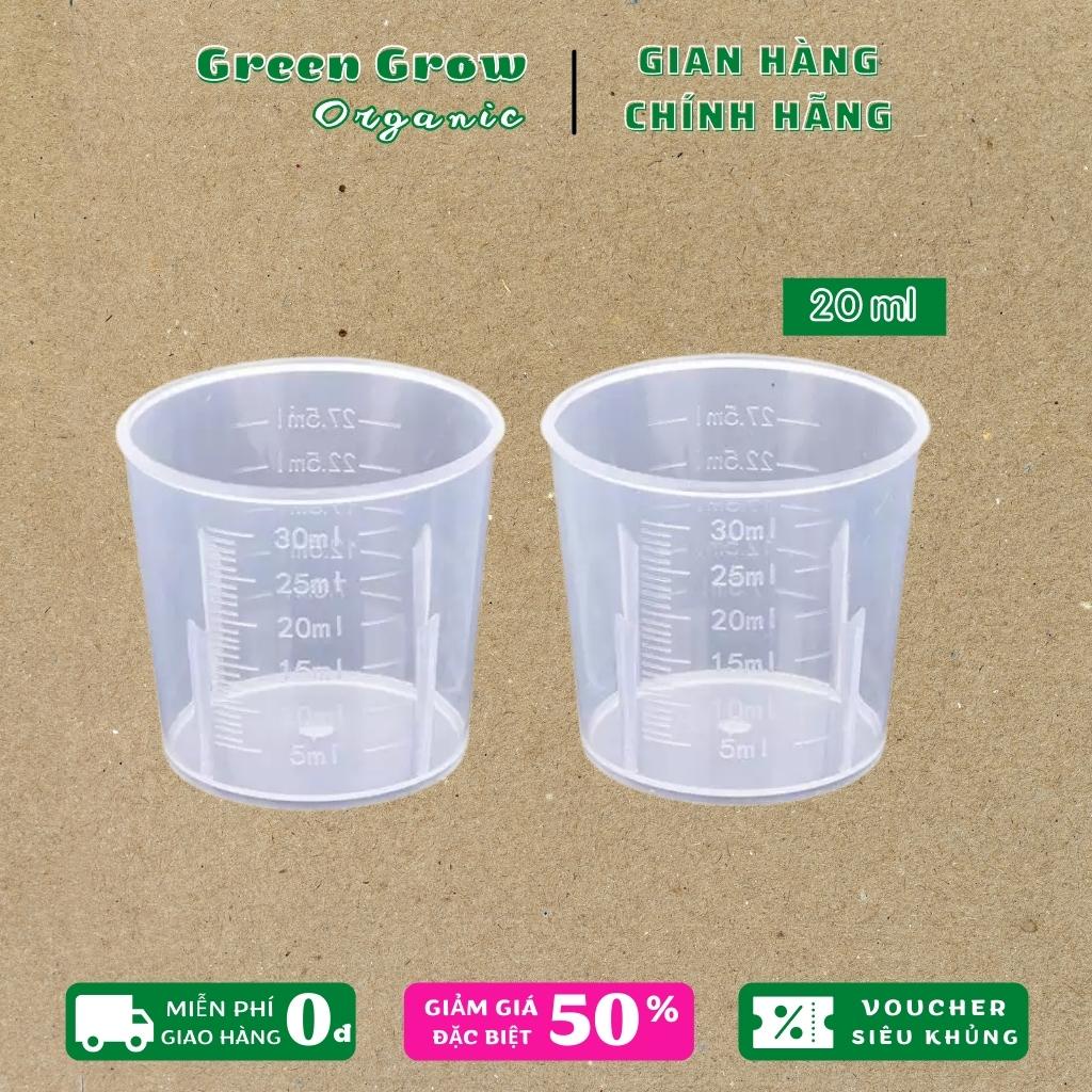 Cốc đong nhựa 20ml MS145 GREEN GROW ORGANIC
