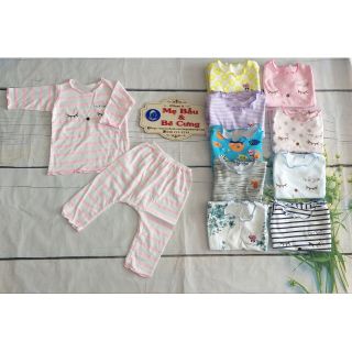 Combo 10 bộ tay dài hột gà. tay dài quần dài 6-9kg cho bé gái. chất thun co giãn