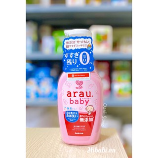 Nước RỬA BÌNH ARAU Nhật CHAI 500ML/TÚI 450ML