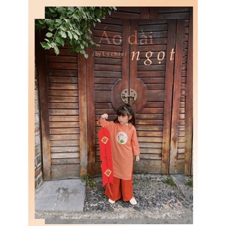 Set áo dài tết cho bé