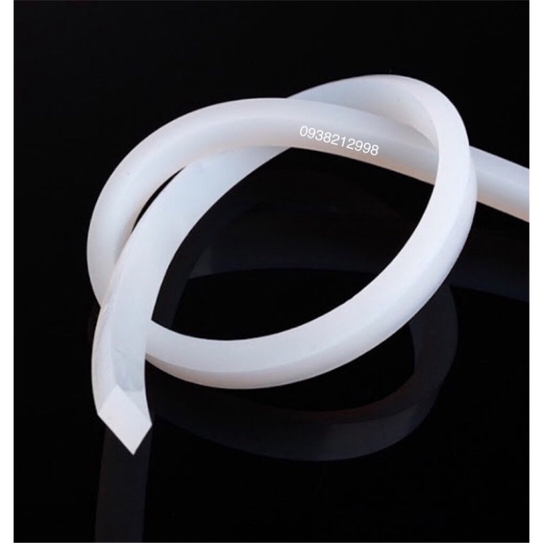 Ron silicone vuông đặc 1m phi 10x10 dùng chịu nhiệt độ cao