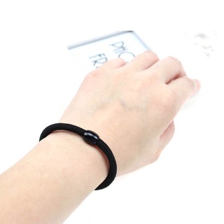 Dây Cột Tóc Màu Đen Thun Cột tóc Phong Cách Hàn Quốc