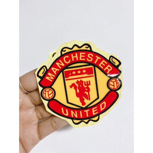 Tem nổi hình Manchester United dán trang trí xe máy và oto, laptop...