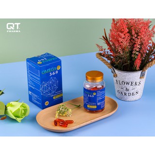 Omega 3-6-9 QT Dược phẩm TPP - France sx tại Việt Nam chai 60 viên hỗ trợ sức khỏe tim mạnh, mắt, não, da