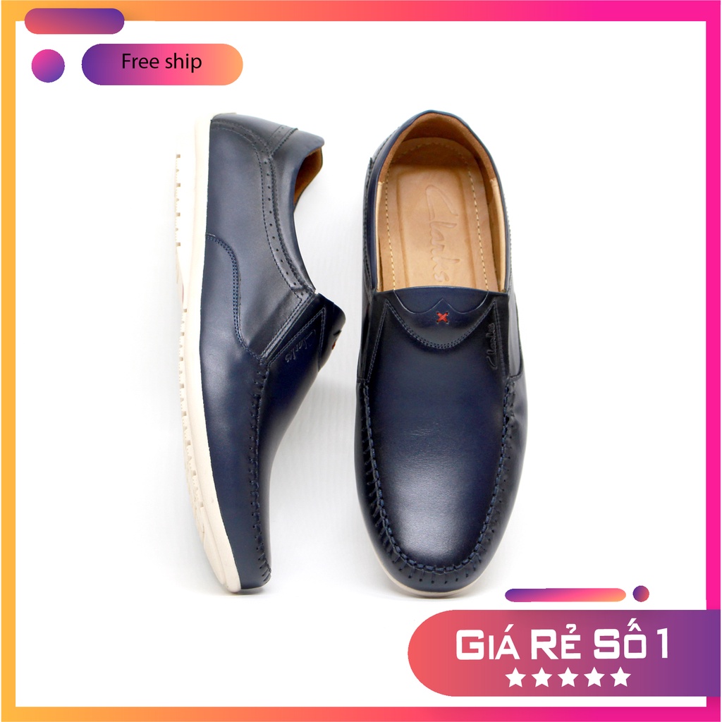 Giày lười nam da bò mềm, giày mọi cao cấp Thái Lan GTH07