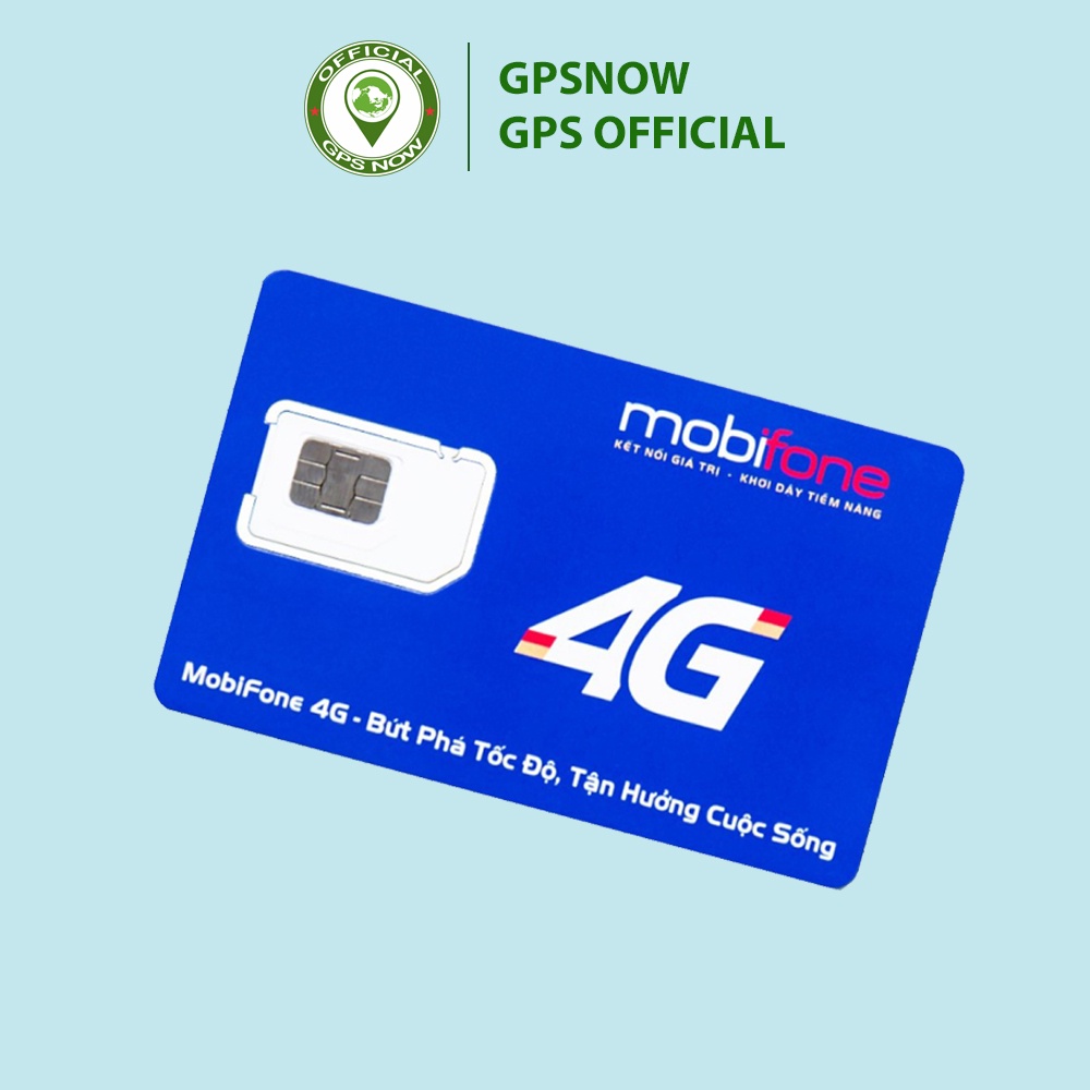 Sim Mobifone 4G dùng cho định vị GPS xe máy, ô tô - GPSNOW