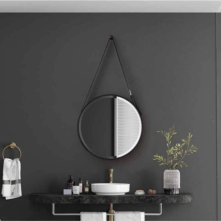 gương deco dây da cao cấp, siêu đà, soi cực sáng cực đẹp