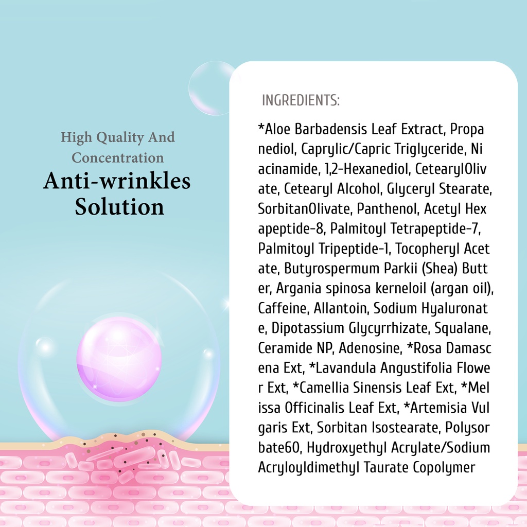 Kem dưỡng De Baha chăm sóc cải thiện nếp nhăn và ngừa lão hóa da 45ml