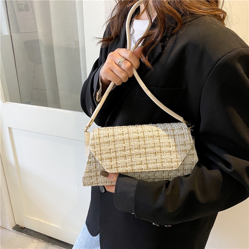 Túi Đeo JASMIN NOIR Chéo Bằng Len Thiết Kế Nhỏ Gọn Giản Dị Dành Cho Nữ