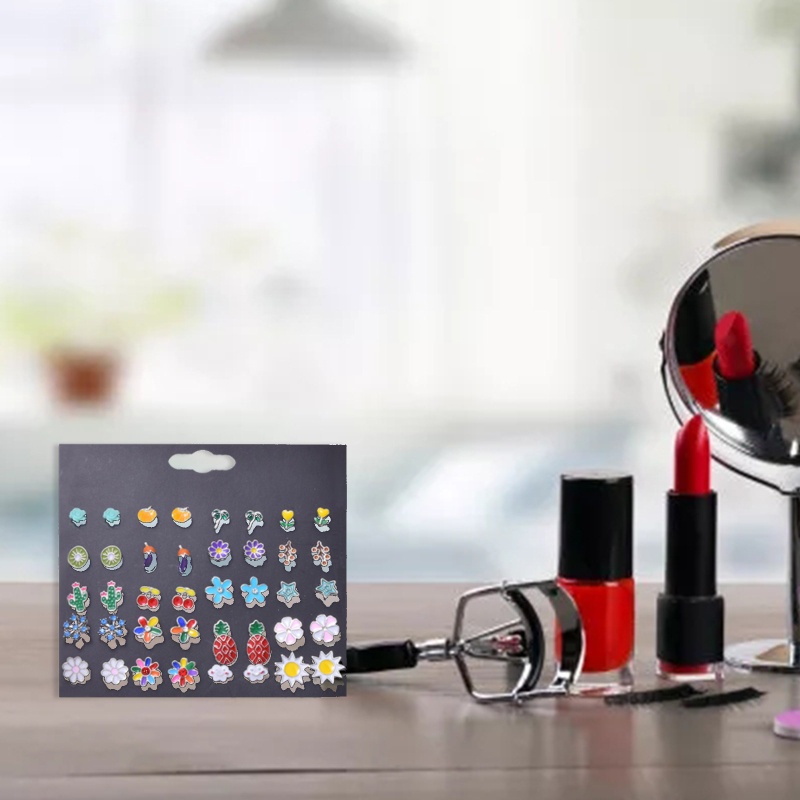 20 Đôi Bông Tai Nhiều Hình Dạng Không Gây Dị Ứng