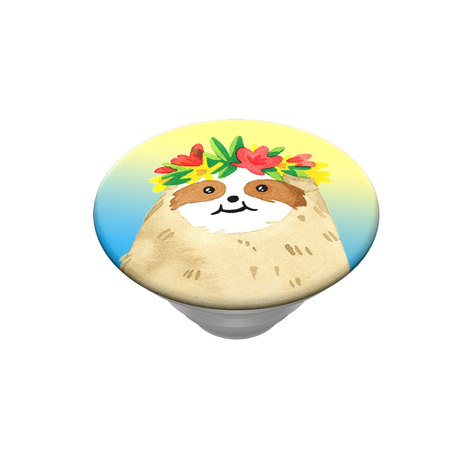 Giá đỡ điện thoại thông minh Popsockets Aloha Sloth Gradient OW - Hàng Chính Hãng