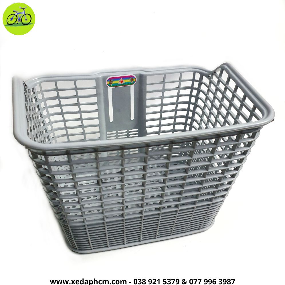 Rổ xe đạp trước - Giỏ xe đạp phổ thông bằng nhựa
