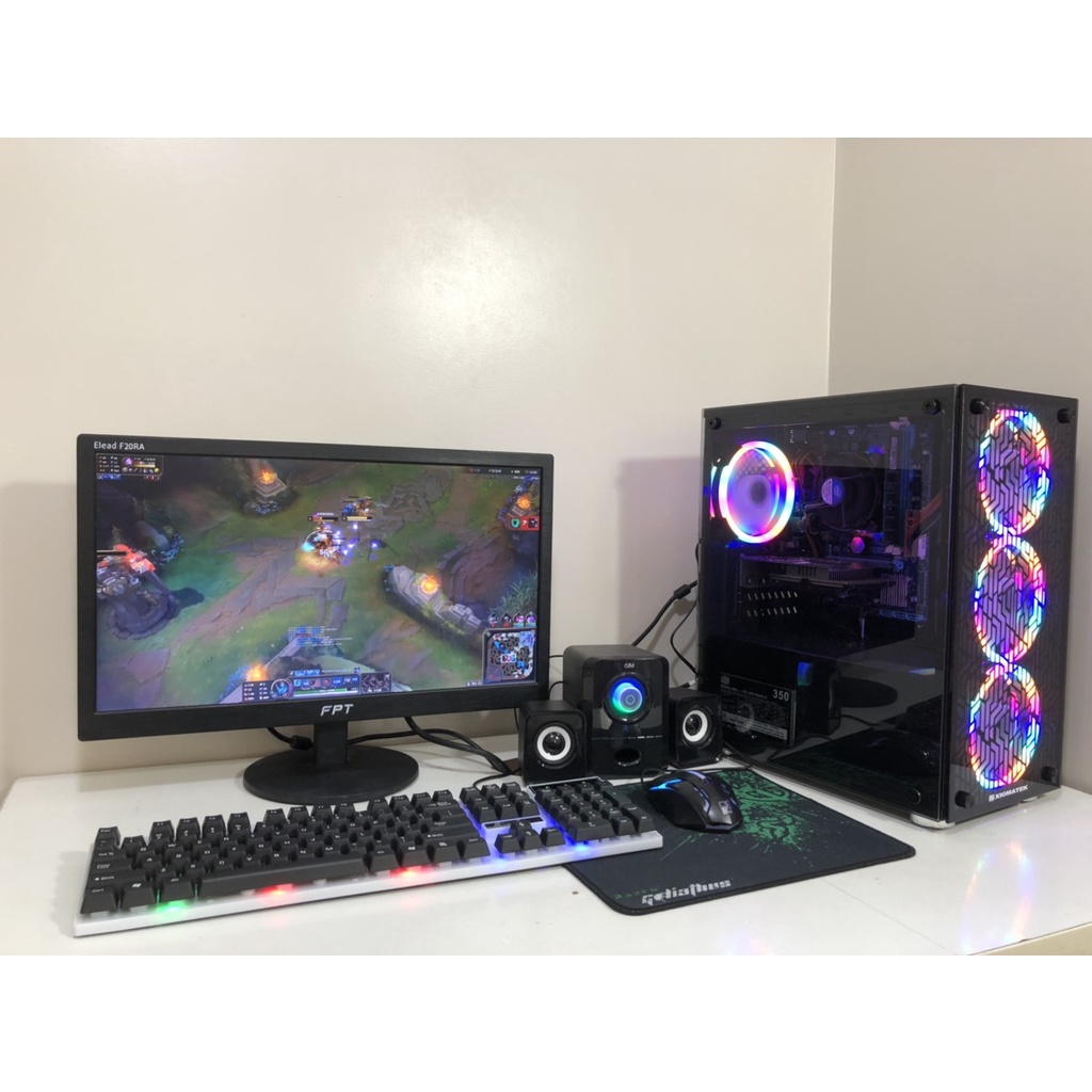 PC Gaming Bộ Máy tính i5 Ram 8G Siêu đẹp chơi GAME LMHT, Đột kích, Free Fire, Truy Kích, Auditions... mới 98% đầy đủ