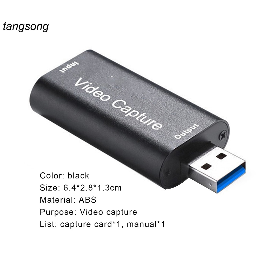 (Hàng Mới Về) Thẻ Usb 1080p 60fps Usb 3.0 Video Hdmi-Compatible Hỗ Trợ Live Streaming | BigBuy360 - bigbuy360.vn