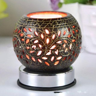 Đèn xông tinh dầu gốm đế cảm ứng + tặng kèm bóng dự phòng - đèn đốt tinh dầu bằng gốm cao cấp