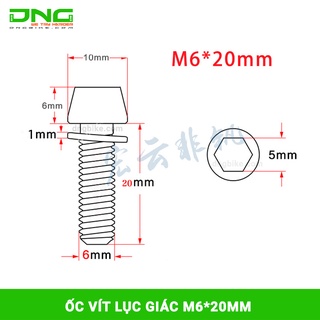 Ốc vít lục giác M5/M6*20mm