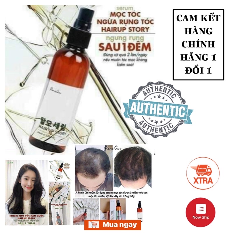 Tinh chất mọc tóc genie, Hàn Quốc, 100ml, Serum mọc tóc genie, Hana oppa cosmetic, Hana forever