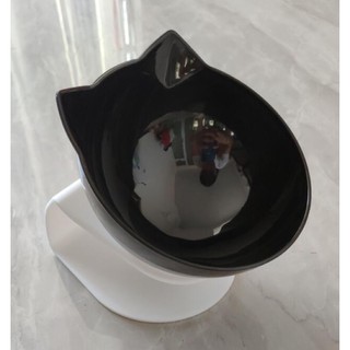 bát đơn hình chữ u , bát ăn chống gù lưng , cao cấp cho chó mèo.