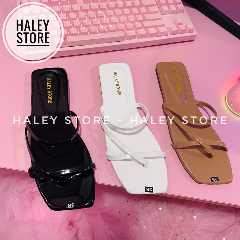 [ GIÁ HUỶ DIỆT ] Dép dây nữ đế bệt xinh xắn đi chơi đi biển đi du lịch HALEY STORE