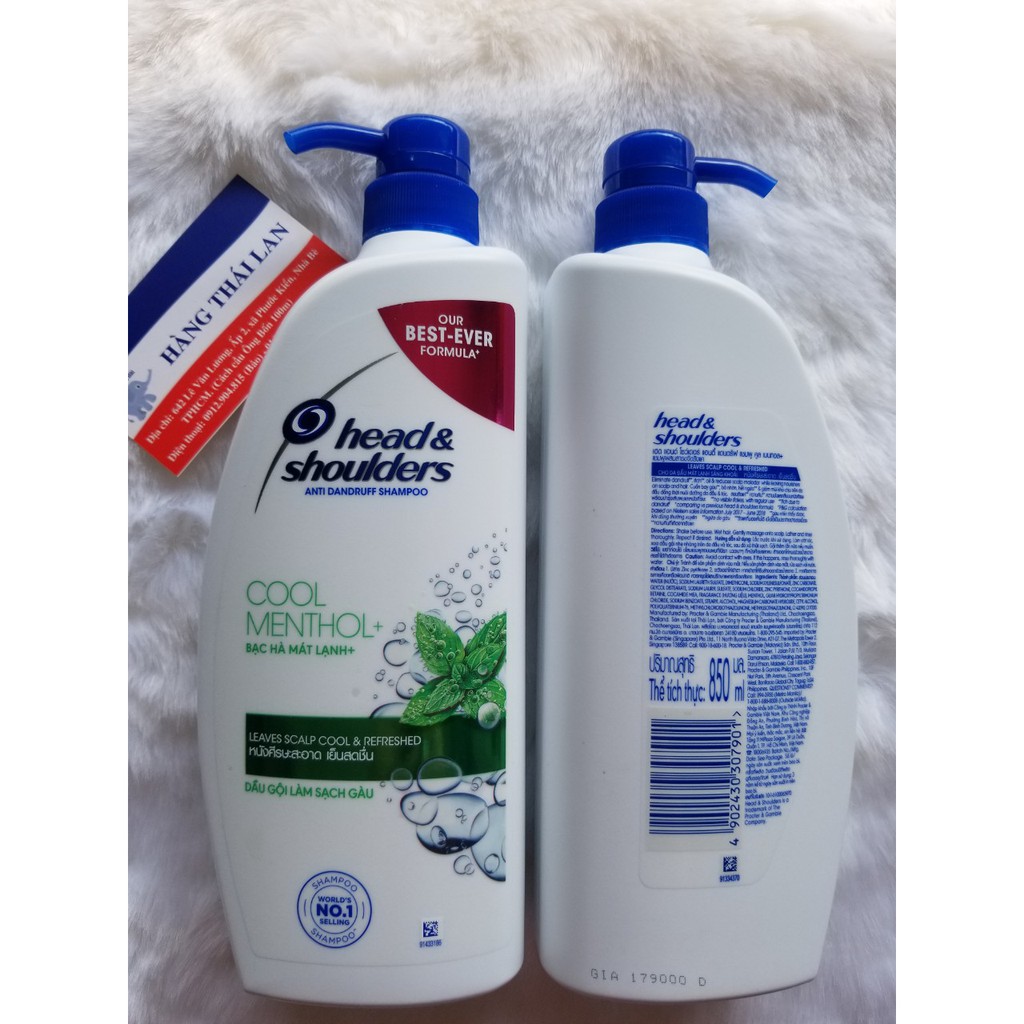 Dầu gội Head &amp;Shoulders Thái Lan 850ml