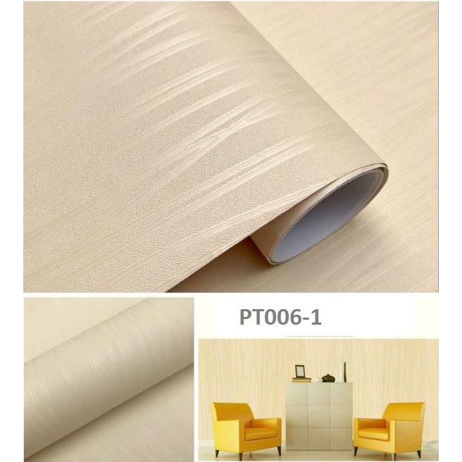 ̣̣̣[Xả] 60cm giấy dán tường  decal  một màu trơn hoa văn dập nổi có sẵn keo bóc dán giá rẻ trang trí phòng sang trọng