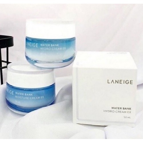  KEM DƯỠNG ẨM Cấp Nước Laneige Water Bank Hydro Cream EX 200ml +50ml Dành cho da dầu