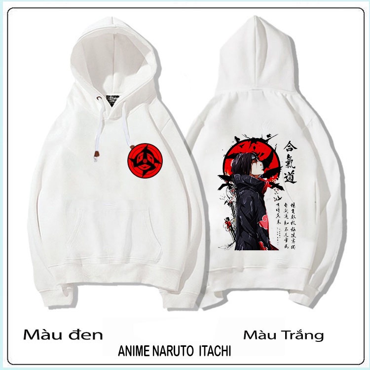 💥 HOT 🎁 BST ÁO HOODIE HÌNH ITACHI UCHIHA, SASUKE KAKASHI , NARUTO ANIME KÈM QUÀ TẶNG 💖