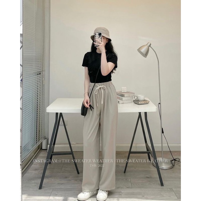 Quần dây rút chất siêu mát và mềm