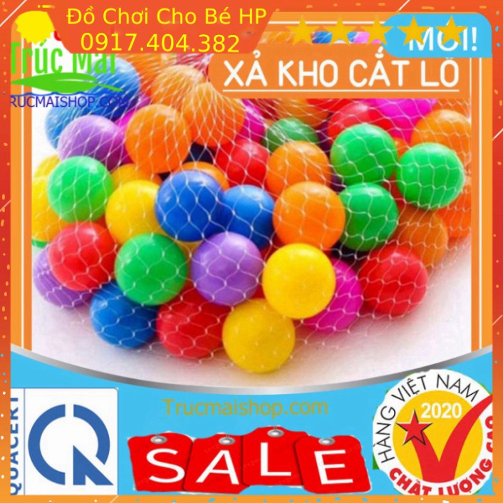 [SIÊU SALE] Túi 100 bóng nhựa cho bé ✅ Hàng Việt Nam Chất Lượng Cao ✅  Đồ Chơi Trẻ Em HP