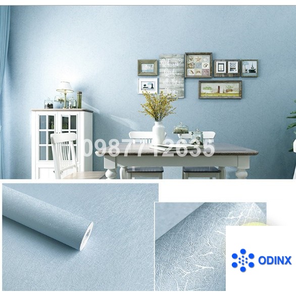[SALE] 10m Giấy dán tường ĐƠN SẮC nhiều mẫu - khổ rộng 45cm (có sẵn keo)
