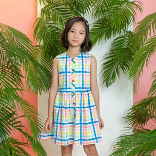 Đầm sọc bé gái amprin d715