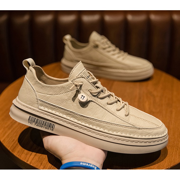 Giày Thể Thao Nam 💖FREESHIP💖 Giày Da Buộc Dây- Phong Cách Trẻ Trung Năng Động | BigBuy360 - bigbuy360.vn