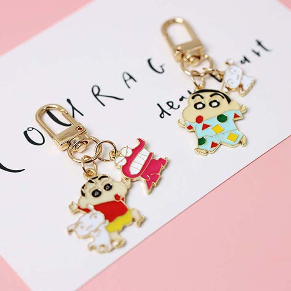 AUGUSTINA Móc Khóa Hình Cậu Bé Bút Chì Shin-chan Dễ Thương