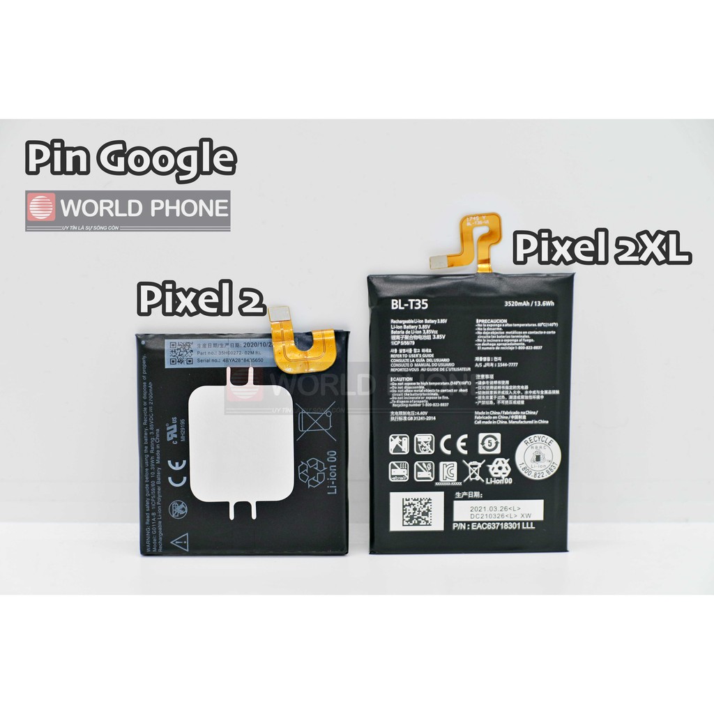 Pin mới Điện thoại Google Pixel 2 _ Pixel 2XL , Pin GG Google Pixel 2, 2 XL