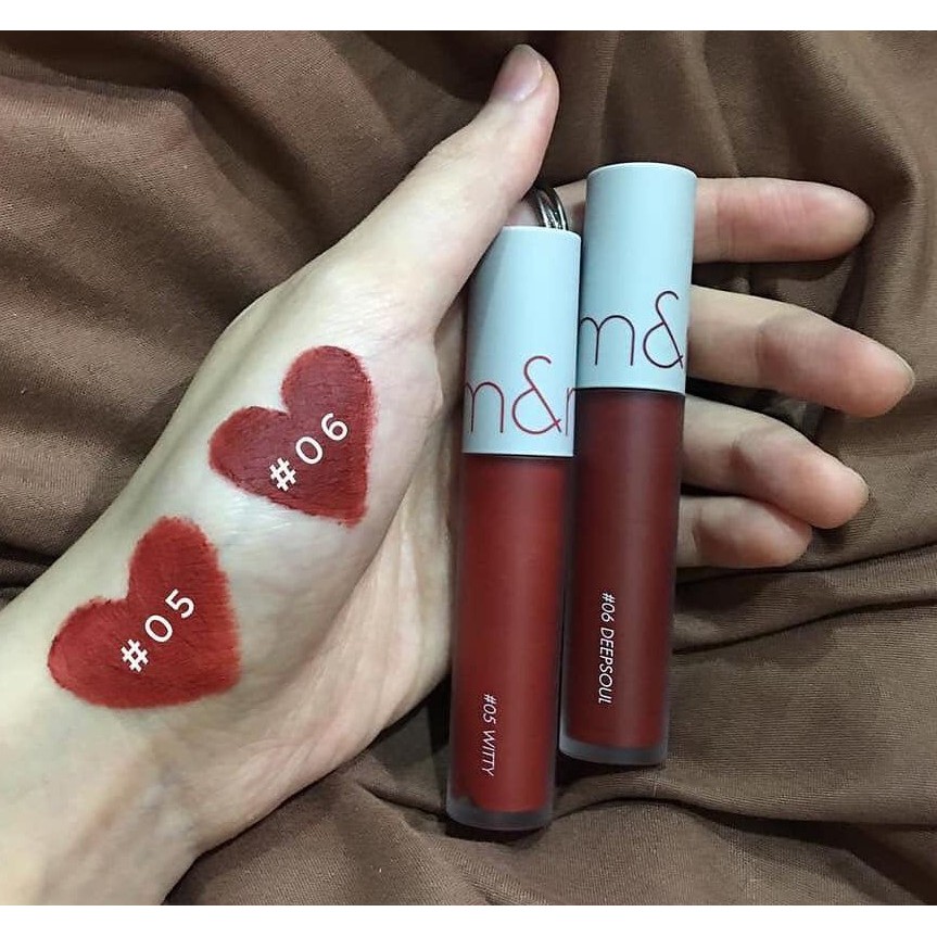 Son Kem Lì Siêu Mềm Mượt Romand Zero Velvet Tint.