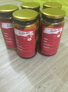 Chanh đào ngâm mật ong