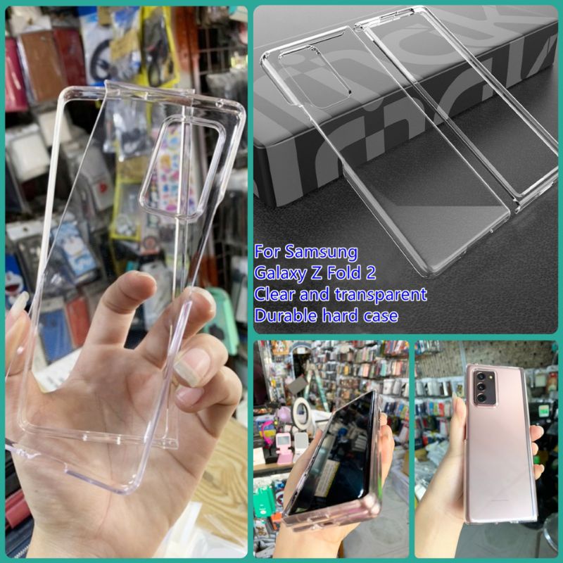 Ốp lưng samsung Z Fold 2 / Zfold 2 trong suốt ôm khít máy có video ảnh thật