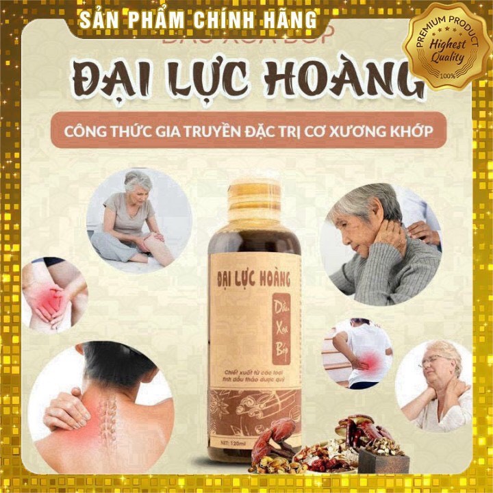 DẦU XOA BÓP ĐẠI LỰC HOÀNG 120ML Dầu Xoa Bóp Đại Lực Hoàng 120ml