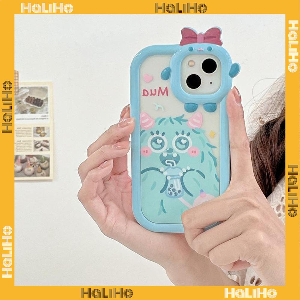 iPhone Case Silicone Soft Case Clear Case Airbag Shockproof Protection Camera Shiny Feeling Monster Cartoon Compatible For iPhone 11 Pro Max 13 Pro Max 12 Pro Max 7Plus xr XS Max