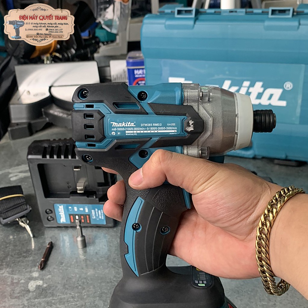 Máy Bắt Vít Pin MAKITA 72V không chổi than  - Tặng mũi bắt vít và từ tôn - 2 PIN và 1 SẠC