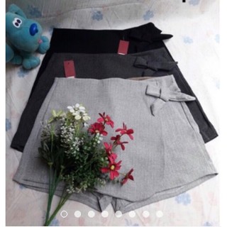 Quần giả váy phối nơ