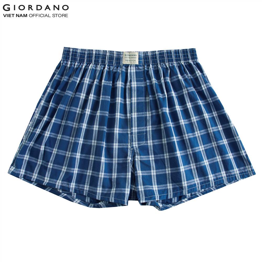 Bộ 3 Quần Lót Ngủ Nam Giordano Men's Cotton Boxers 01179139