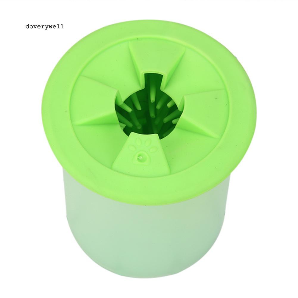 Cốc silicon rửa chân tiện lợi cho thú cưng