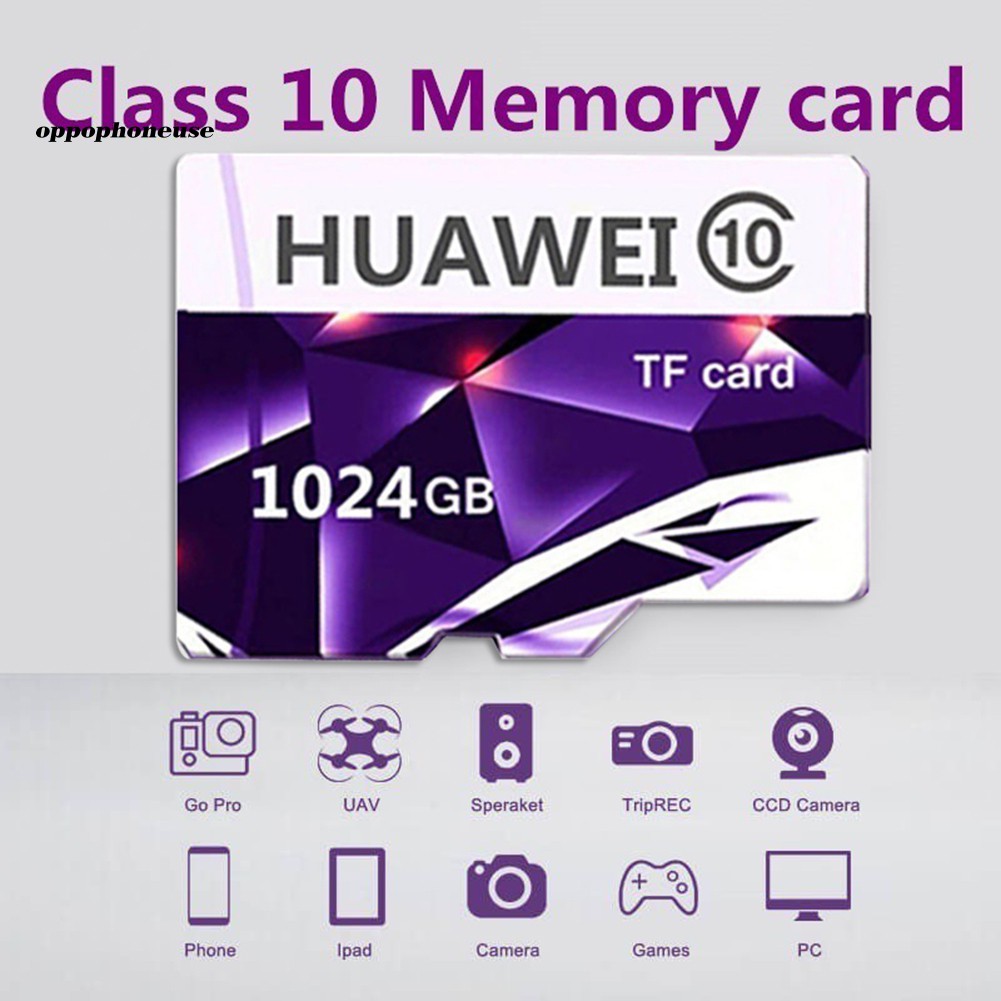 Thẻ Nhớ Điện Thoại Cho Huawei Class 10i Evo 512gb / 1tb Chuyên Dụng