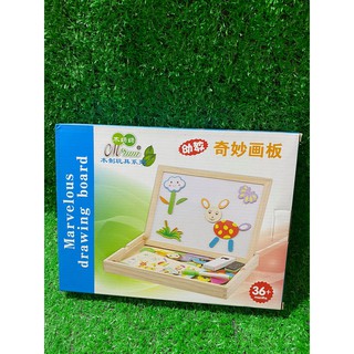 Bộ ghép hình nam châm bằng gỗ (loại 1)