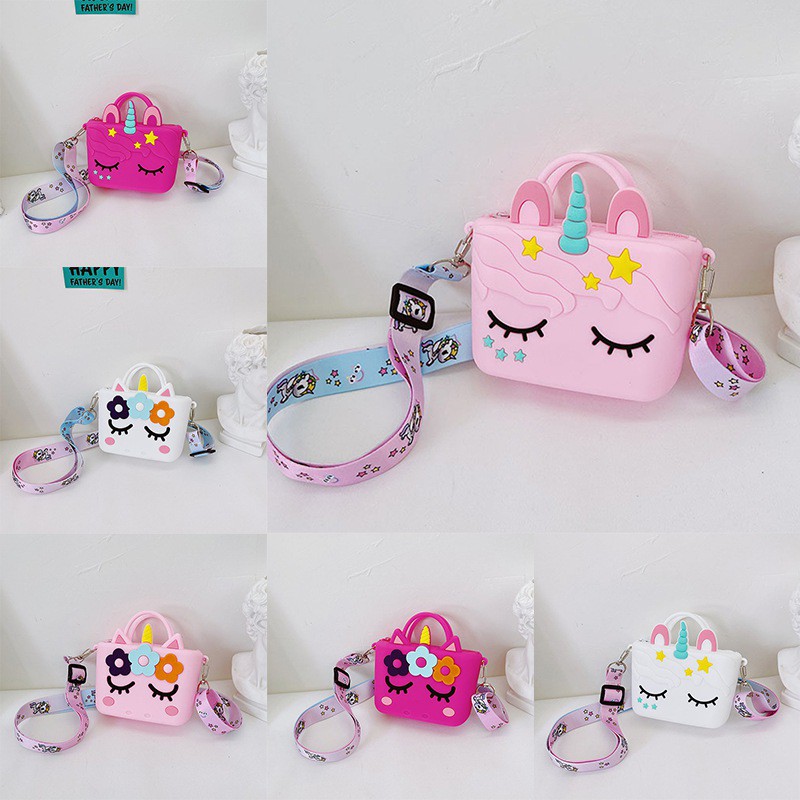 Túi xách đeo vai hình vuông nhỏ gọn xinh xắn dành cho bé gái